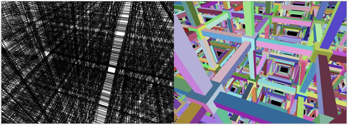 Cubic Space Division by Escher